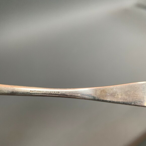 National Silver Co Silver Plate Gravy Ladle Spoon - Picture 5 of 11